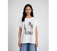 Smith&Soul - Oversize T-Shirt Foil Print offwhite - Gr. - M