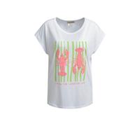 Smith&Soul - Oversize T-shirt Print Mix spring green print - Gr. - XS