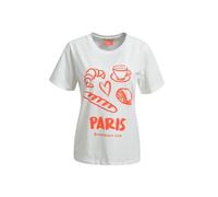 Smith&Soul - Regular T-Shirt Print Mix mandarin red - Gr. - XS