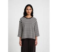 Smith & Soul - Relaxed Sweat Threequarter Sleeves Striped - Gr. - S