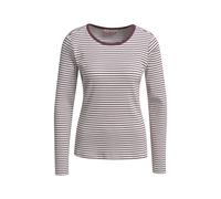 Smith&Soul - Rib Longsleeve Striped bordeaux - Gr. - XXL