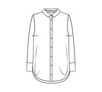 Langarmbluse SMITH & SOUL, Damen, Gr. XXL, weiß, Material: 70% Baumwolle, 27% Polyester, 3% Elasthan, unifarben, relaxed fit normal, hoch geschlossener Ausschnitt, Ärmel mit Ärmelschlitz 1-Knopf-Mansc