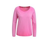 Smith and Soul Strickshirt mit Label-Detail und Muschelsaum in Pink, Größe M