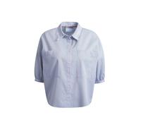 Smith&Soul - Stripe Cropped Blouse Lace Collar sky print - Gr. - L