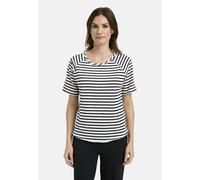 Smith&Soul - Striped Basic Sweat Raglan short sleeves marine print - Gr. - XS