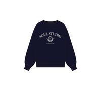 Smith&Soul - Sweatshirt College Emblem marine - Gr. - M