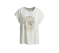 Smith&Soul - T-shirt Foil Print cream white - Gr. - XL