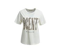 Smith and Soul T-Shirt mit Motiv-Stitching in Offwhite, Größe L
