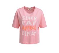 Smith and Soul T-Shirt mit Motiv- und Statement-Print in Pink, Größe L