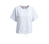 Smith & Soul - Oversize T-Shirt Drawstring Hem white - Gr. - M