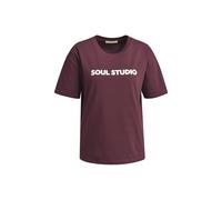 Smith&Soul - T-Shirt Wording bordeaux - Gr. - S