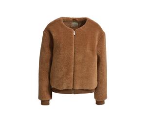 Smith&Soul - Teddy Bomber Jacket caramel - Gr. - L