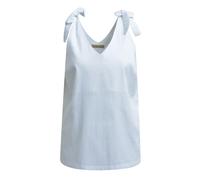 Shirttop SMITH & SOUL, Damen, Gr. M, weiß, Material: 70% Baumwolle, 27% Polyester, 3% Elasthan, unifarben, casual, regular fit normal, V-Ausschnitt, ohne Ärmel, Tops, mit Baumwolle (68285861-M) weiß