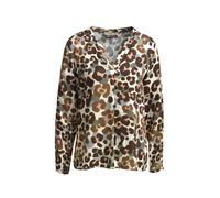 Smith&Soul - Vince Blouse choco print - Gr. - L