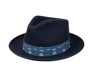 Smithfield Fedora Wollhut by Stetson dunkelblau XL (60-61 cm)