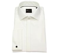 Smokinghemd - Modern Fit - verdeckte Leiste - UMA - beige Venti