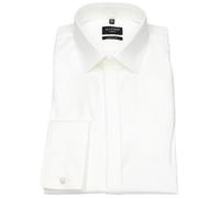 Smokinghemd - No. Six Super Slim - Umschlagmanschette - blickdicht - hellbeige OLYMP