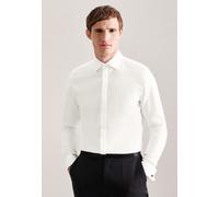 Seidensticker Smokinghemd Herren Slim Fit Baumwolle ecru, 42