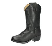 Smoky Mountain Mädchen Denver Stiefel Leder, Schwarz - dunkelschwarz - Größe: 3.5 M US Big Kid