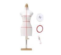 SmoothGain Schneiderpuppe mit Ständer | Höhenverstellbar, steckbar, Damenbüste, für Nähzimmer,