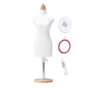 SmoothGain Schneiderpuppe mit Ständer | Höhenverstellbar, steckbar, Damenbüste, für Nähzimmer, B