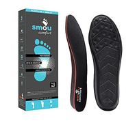 SMOU COMFORT Schuh einlegesohlen gel | Anti schweiß |Schuheinlagen mit memory foam | Ideal wie einlegesohlen arbeitsschuhe | Gel einlegesohlen Herren-Damen | große Dämpfung (46-47 EU)