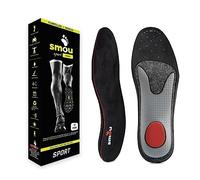 SMOU SPORT RESIST Einlegesohlen Memory Foam für Damen und Herren | Running-Marathon | Mittelfuß- und Fersenentladung | Fußgewölbeunterstützung | Dämpfung | Für Sportschuhe (37-38 EU)