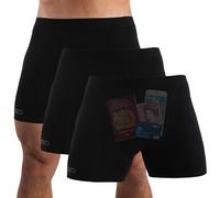 Smuggling Duds Boxer Brief Shorts - Anti Theft, Pickpocket Proof, Travel Pocket Underwear