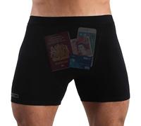 Smuggling Duds Boxer Brief Shorts - Anti Theft, Pickpocket Proof, Travel Pocket Underwear