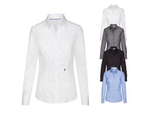 SN080613 Seidensticker Damen Bluse langarm körpernahe Passform Anthracite 32