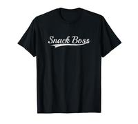 Snack Boss Classic Varsity Retro Aesthetic Graphic T-Shirt