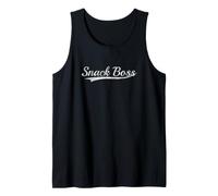 Snack Boss Classic Varsity Retro Aesthetic Graphic Tank Top