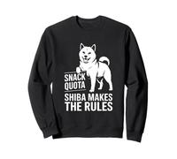 Snackquote Shiba Macht die Regeln lustig Shiba Inu Dog Sweatshirt