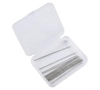 Snag Repair Nadel Set, 15 Stück Metall Hand Nähwerkzeug für Strick- & Gewebte Stoffe, 6 x 0,8 cm silbrige Nadeln