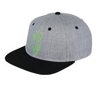 Leibwächter Snapback mit Stick grau/sw, Größenverstellbar LWCAP