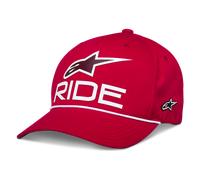 Snapback-Cap Alpinestars Ride Comp Rot/Weiß/SchwarzEinheitsgröße Rot,Weiß,Schwarz