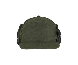 Snapback Cap BRANDIT "Brandit Herren Lumberjack Wintercap", Herren, Gr. onesize, grün (olive), 95% Polyester, 5% Wolle, Caps (92857706-0) olive