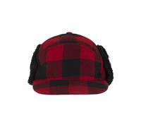Snapback Cap BRANDIT "Brandit Herren Lumberjack Wintercap", Herren, Gr. onesize, rot, schwarz, 95% Polyester, 5% Wolle, Caps (50428243-0) rot, schwarz