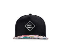 Snapback Cap DJINNS "Djinns 5 Panel Snapback Cap Rubber Aztek", Herren, Gr. onesize, schwarz, 100% Baumwolle, Caps (71247805-0) schwarz