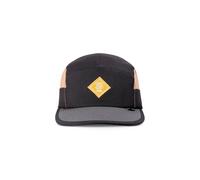 Snapback Cap DJINNS "Djinns 5P Soft FC FineFine Mesh", Damen, Gr. onesize, schwarz (schwarz, khaki), 83% Polyester, 15% Viskose, 2% Elasthan, Caps (62853149-0) schwarz, khaki