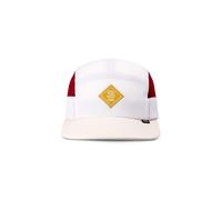 Snapback Cap DJINNS "Djinns 5P Soft FC FineFine Mesh", Damen, Gr. onesize, weiß (sanftes weiß, wine), 83% Polyester, 15% Viskose, 2% Elasthan, Caps (98299422-0) sanftes weiß, wine
