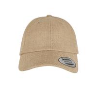 Snapback Cap FLEXFIT "Flexfit Dad Jute Cap", Herren, Gr. onesize, nature, 65% Polyester, 35% Baumwolle, unifarben, Caps (89646051-0) nature