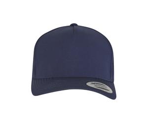 Snapback Cap FLEXFIT "Flexfit YP CLASSICS 5 Panel Snapckback", Herren, Gr. onesize, navy, 97% Polyester, 3% Elasthan, unifarben, Caps (94674647-0) navy