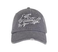 Snapback Cap KARL KANI "Karl Kani Varsity Star Denim Dad Cap", Herren, Gr. onesize, light grau, 100% Baumwolle, Caps (77025210-0) light grau