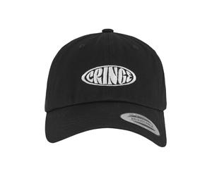 Snapback Cap MISTERTEE "MisterTee Cringe Low Profile Cotton Twill", Herren, Gr. onesize, schwarz, 100% Baumwolle, bedruckt, Caps (91093956-0) schwarz