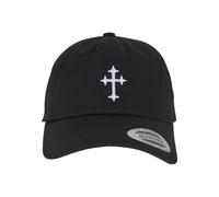 Snapback Cap MISTERTEE "MisterTee Cross Faith Dad Cap", Herren, Gr. onesize, schwarz, 100% Baumwolle, Caps (68501208-0) schwarz