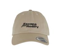 Snapback Cap MISTERTEE "MisterTee Escape From Reality Low Profile Cotton Twill", Herren, Gr. onesize, stone, 100% Baumwolle, bedruckt, Caps (51614805-0) stone