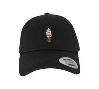 Snapback Cap MISTERTEE "MisterTee Herren Ice Cream Dad Cap", Herren, Gr. onesize, schwarz, 100% Baumwolle, unifarben, Caps (38227169-0) schwarz