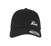 Snapback Cap MISTERTEE "MisterTee Miami Palm Tree Dad Cap", Herren, Gr. onesize, schwarz, 100% Baumwolle, Caps Snapback Cap (44521625-0)