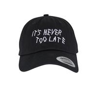 Snapback Cap MISTERTEE "MisterTee Never Too Late Dad Cap", Damen, Gr. onesize, schwarz, 100% Baumwolle, Caps (35886227-0) schwarz